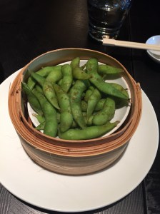 Edamame with celery salt